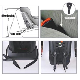 KEQKEV Universal Latch Interface Strap, Baby Car Seat Fixing Straps Latch Connector