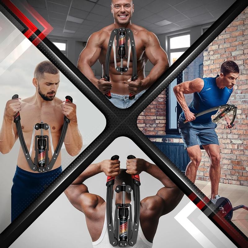 Yes4All Twister Arm Exerciser Adjustable 22-440lbs Hydraulic Power Chest Exerciser