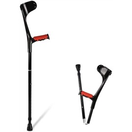 Arm Crutch Medical Elbow Crutch Expansion and Contraction Folding Side Crutch Portable Fracture Rehab Walker, Adult Crutch, Height Adjusted Folding Medical arms Cuff Momentum