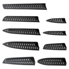 QIYUDA 9PCS Knife Protector Sleeve, Plastic Safety Sheaths for Kitchen Knives 10'' 8'' 7" 6" 5'' 3.5''