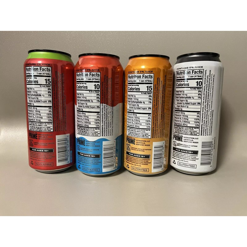 Prime Energy Hydration 16oz Cherry Limeade Dripsicle Dream Pop Original