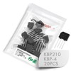 (Pack of 20) Chanzon KBP210 Bridge Rectifier Diode 2A 1000V