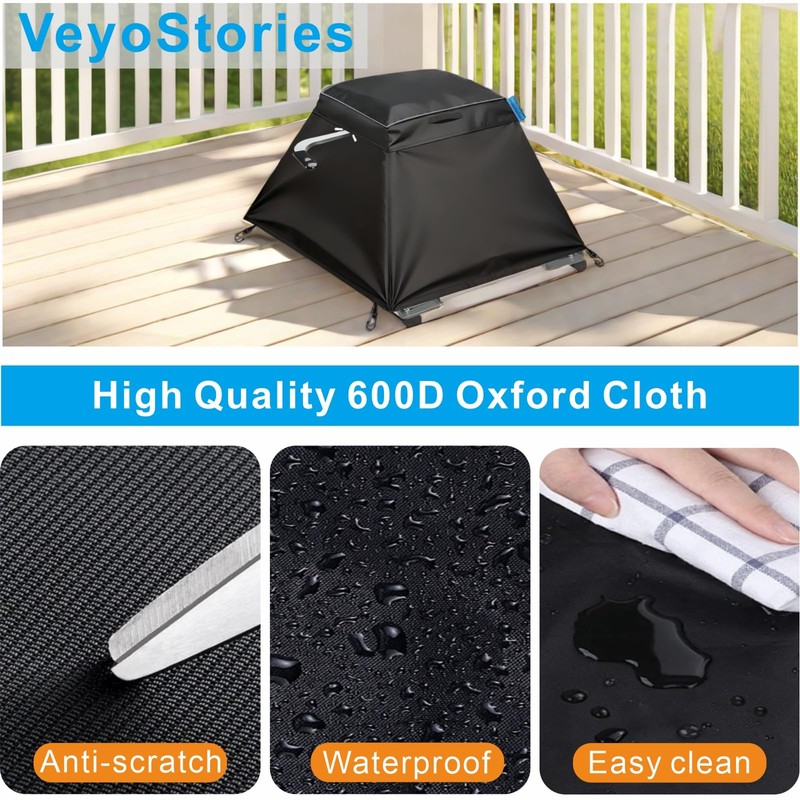 VeyoStories 5th Wheel Hitch Cover, Compatible with 15K-26K Companion Fifth