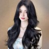 Wave Wig Build Perm Long Hair Light Full Wig Black (WFITCMA) / 웨이브가발 빌드펌 긴머리 가벼운 통가발 블랙 (WFITCMA)