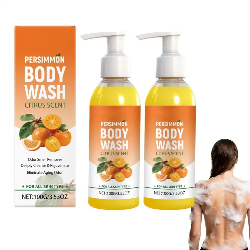 Gel De Ducha De Caqui Para Eliminar El Mal Olor