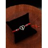 trend Our Lady Of Guadalupe Heart Red String Bead Adjustable