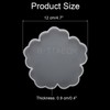 uxcell 4pcs Flower Coaster Molds for Epoxy Resin Small Floral