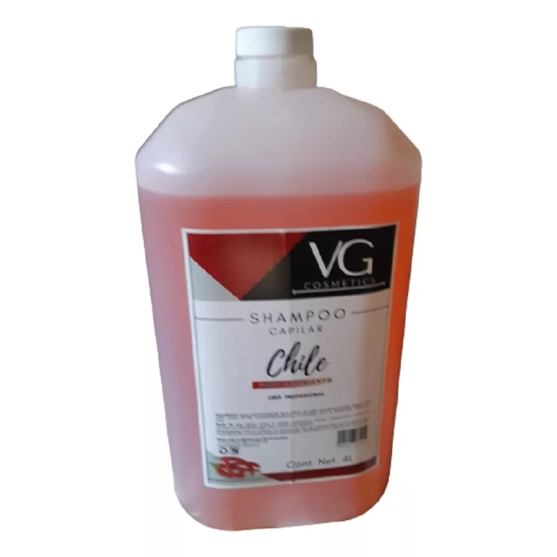 VG COSMETIS Shampoo D Chile Uso Profesional Esteticas,salones Belleza 4l