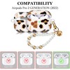 Cute Case for Airpods Pro 2 Leopard Print Hard TPU