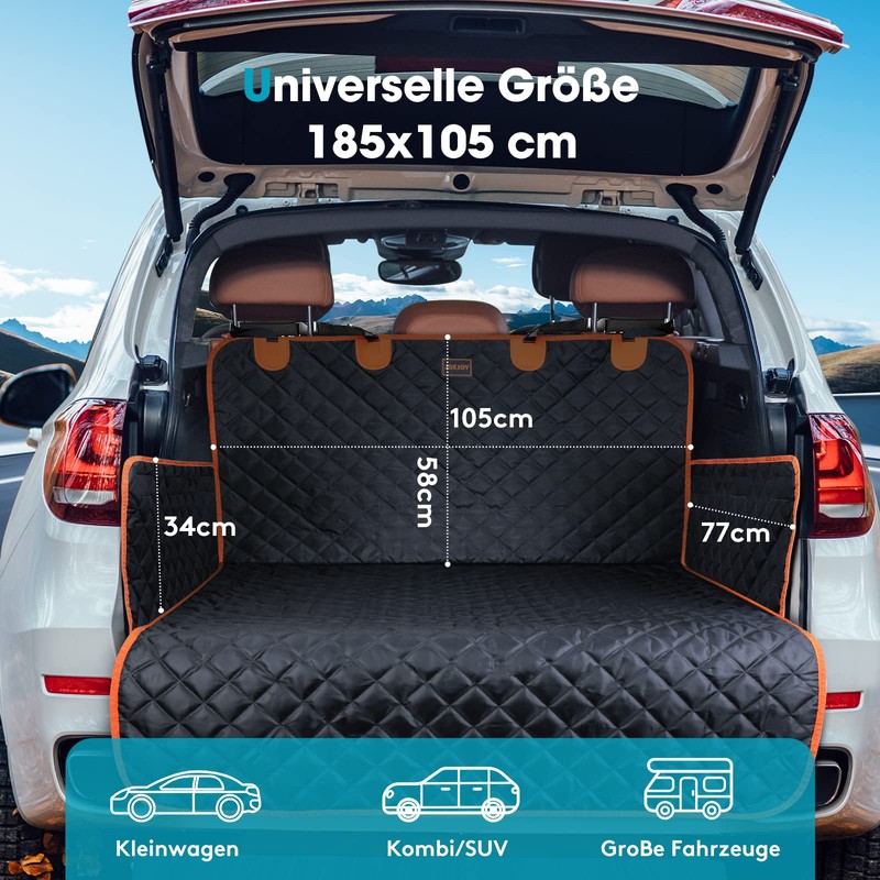 JOEJOY Dog Boot Protector with Side and Loading Sill Protection,