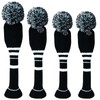 Golf Headcovers with Pom Pom for 1 3 5 Driver