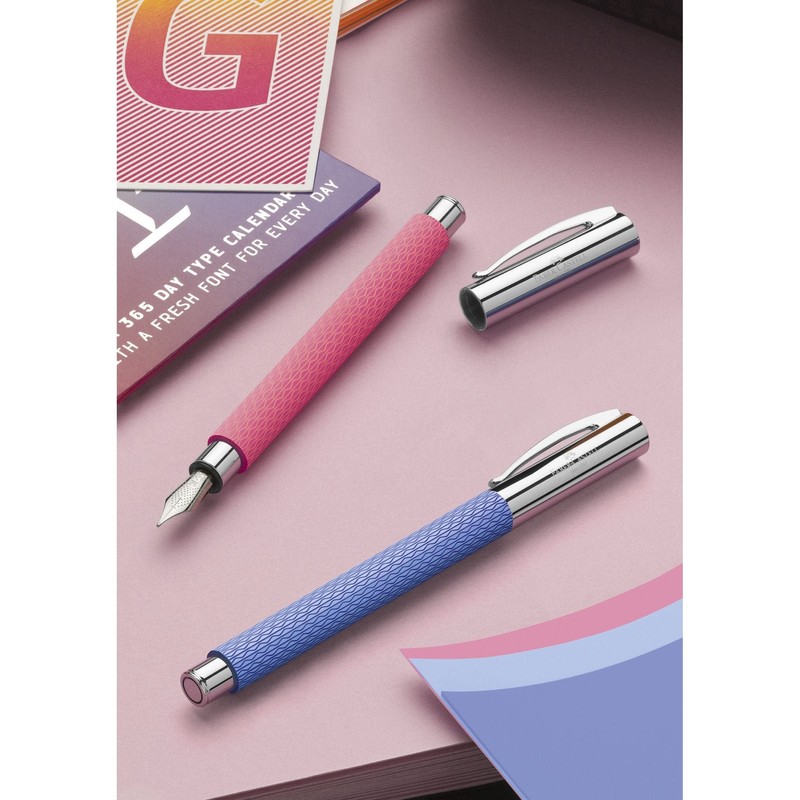 Faber-Castell Ambition OpArt 149690 Fountain Pen M Pink Sunset