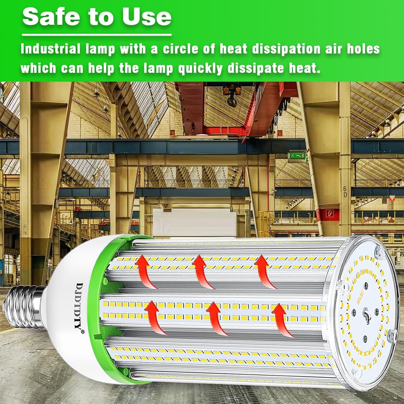 DJDTDTY 200W LED Corn Light, E26 Base LED Corn Lamp,