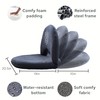 Mindful Modern Meditation Chair | Adjustable Floor Chair with Back
