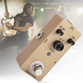Portable Fuzz Guitar Effect Pedal for Punk Musicians