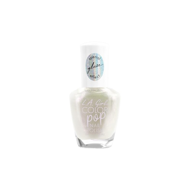 L.A. Girl Color Pop Nail Polish with Diamond Powder, Flirt