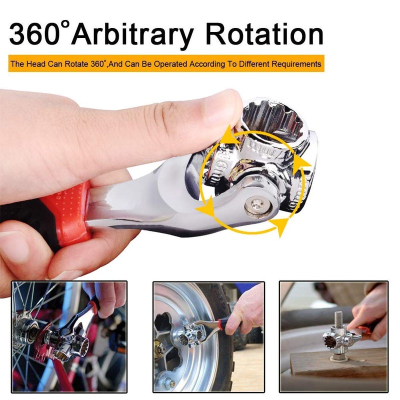 Universal Wrench 52 in 1 Socket Wrench Tool with Multifunction
