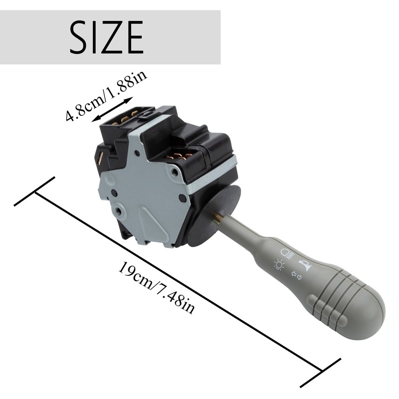 MangWany Steering Wheel Control Headlight Indicator Switch Stalk for R-enault