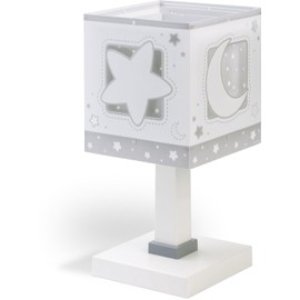 Dalber 63231T Table Lamp Blue Moon Children's Room Lamp Light Grey