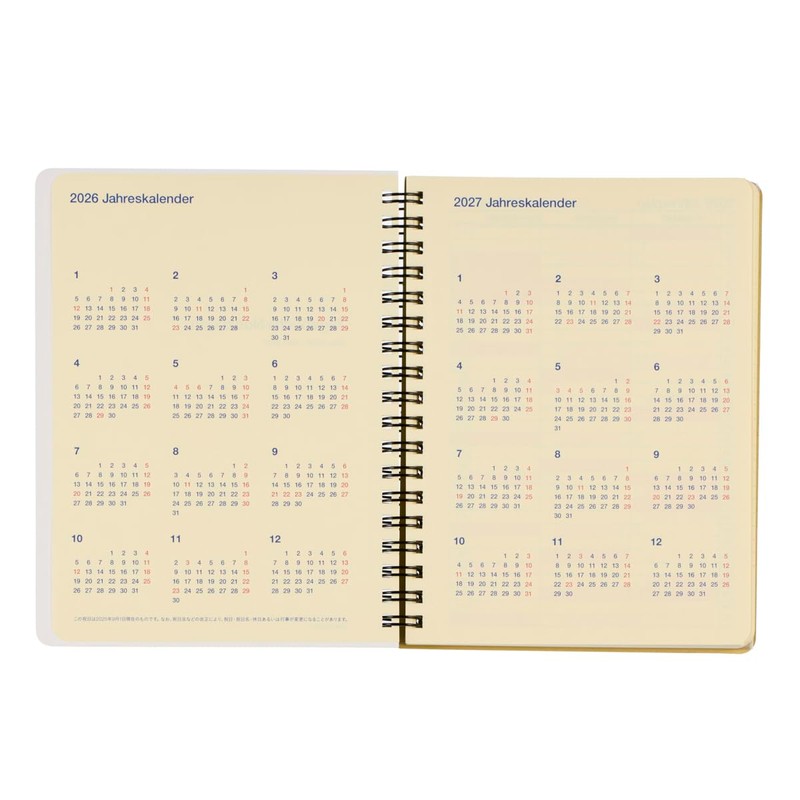 [Delphonics Notebook 2026-2027 Version/Starts March 2026] Rollbahn Diary Metallic L