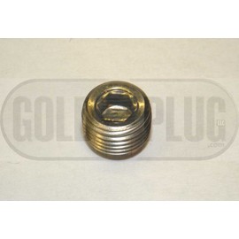 GoldPlug 1/8"-27 NPT Industrial Magnetic Drain Plug (Internal Head) IP-01-3/16" Internal Hex, 0.188" Hex, 0.265" OAL