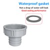 Qrity 1 Piece Kitchen Sink Drain Pipe Joint Thread Hose