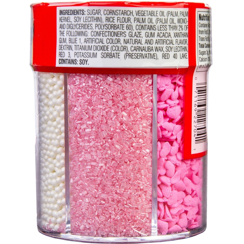Betty Crocker 6-Cell Sprinkles Pretty in Pink, 6.7 Ounce (Pack