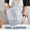 Hontent Large Glass Storage Containers with Lids 201oz Extra Large