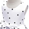 Lito Angels Dalmatians Costume White and Black Polka Dot Fancy