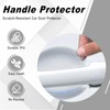 EKUWU 10 PCS Car Door Handle Scratch Protector, Transparent Film