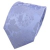 TigerTie Designer Silk Tie Blue Light Blue Patterned - Tie