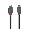 LINDY 2m ANTHRA LINE USB3.2 Gen1 Type-C to Micro-B Cable