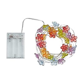 30 Flower Firefly Solar String Lights