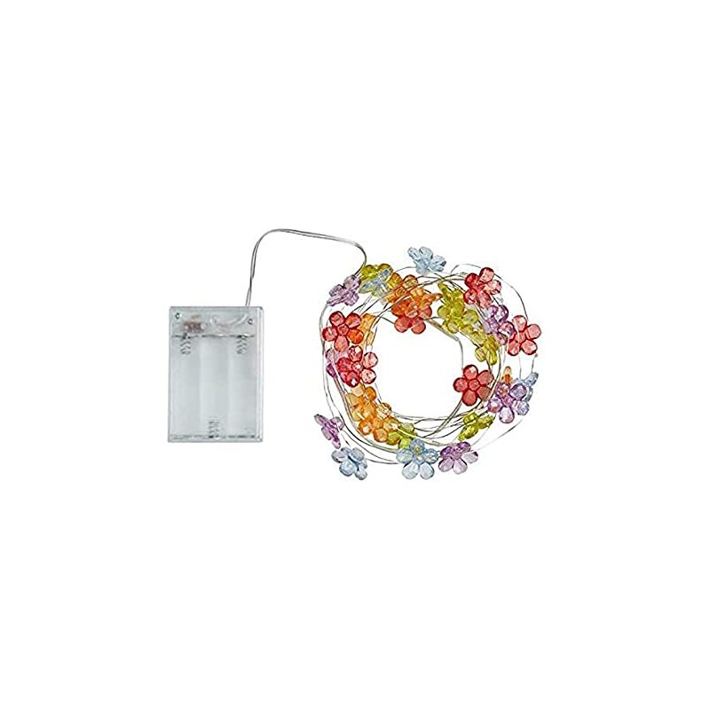 30 Flower Firefly Solar String Lights