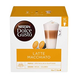 NESCAFÉ Dolce Gusto Latte Macchiato Coffee Pods 30 Capsules (45 Servings, Pack of 3, Total 90 Capsules)