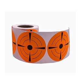 3 Inch x 200 Pcs/roll Flurocent Fresh Color Shooting Target Stickers Paper Target (Orange)