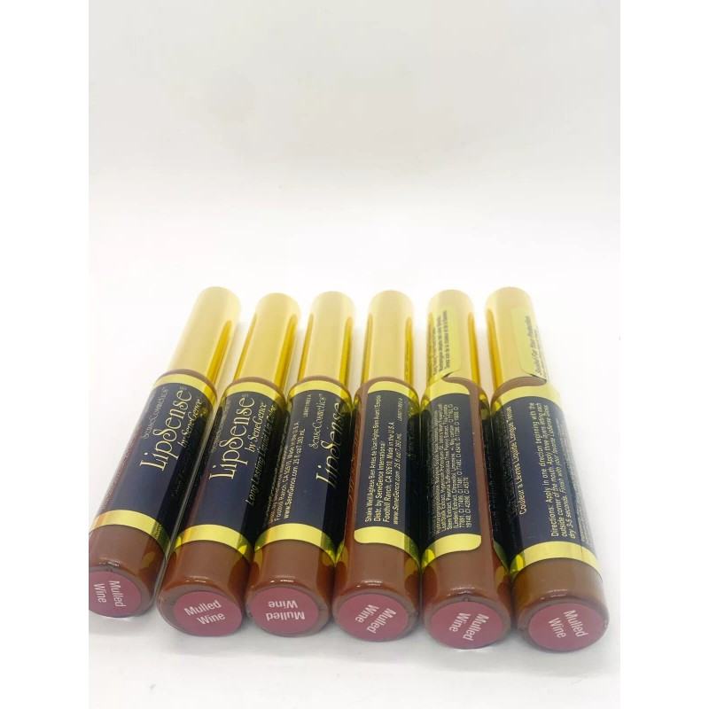 Lipsense Liquid Lip Color (Set of 6) Mulled Wine Full