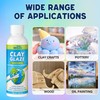 150ML Air Dry Clay Glaze, High Gloss Varnish & Protective
