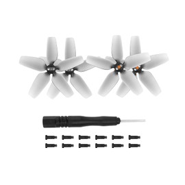 ZJRXM Propeller for DJI Avata FPV Drone Accessories, 4 Pieces Silent Flight Propeller Kit Replacement Part for DJI Avata FPV Drone, Quick Release (Grey)