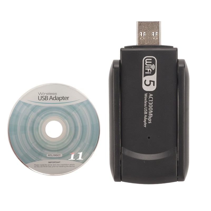 1300M USB WiFi Adapter 2.4G 5.8G USB3.0 Interface Plug and