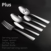 65 Piece Silverware Flatware Cutlery Set, Stainless Steel Fork Spoon