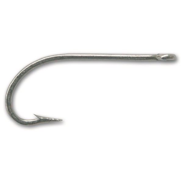 Mustad O'Shaughnessy Classic Hook (50-Pack), Duratin, 6/0 (3407-DT-6/0-50)