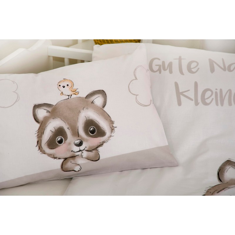 Herding Babybest Little Robber Bed Linen, Made in Green, Pillowcase
