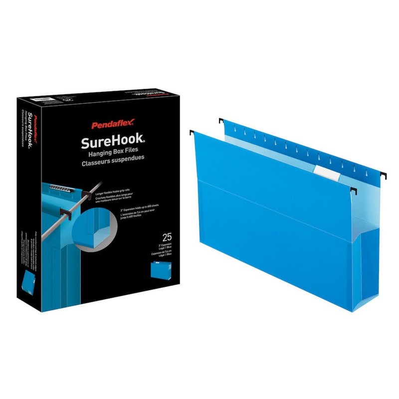 Pendaflex Hanging Files, Blue (PFX59303), Legal