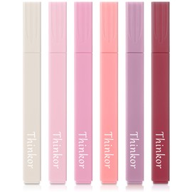 thinkor Bible Highlighters with Soft Chisel Tip, 6 Pack Assorted Colors Pens No Bleed, Quick Dry, Cute Aesthetic Markers, Bible Study Journaling Supplies and Accessories (Pink)