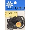 TOHO 丸型パール 外径約3mm 黒 約263ヶ入り No.204