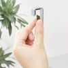 SONGMICS JJC901E01 Set of 2 Silver Steel Door Hooks for