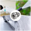 M METERXITY 2-Set Schaumkanone Düsenöffnung, 1,1 mm Edelstahl Universal Gewindespitzen