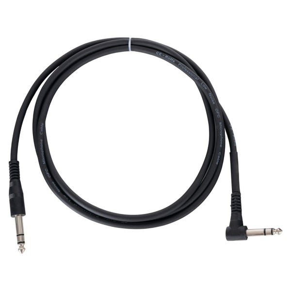 Pronomic INSTS-A-2 Stereo Jack Cable with Angled Plug - Connector: