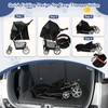 HAPPAWS 4 Wheels Dog Stroller, Foldable Pet Stroller for Small/Medium